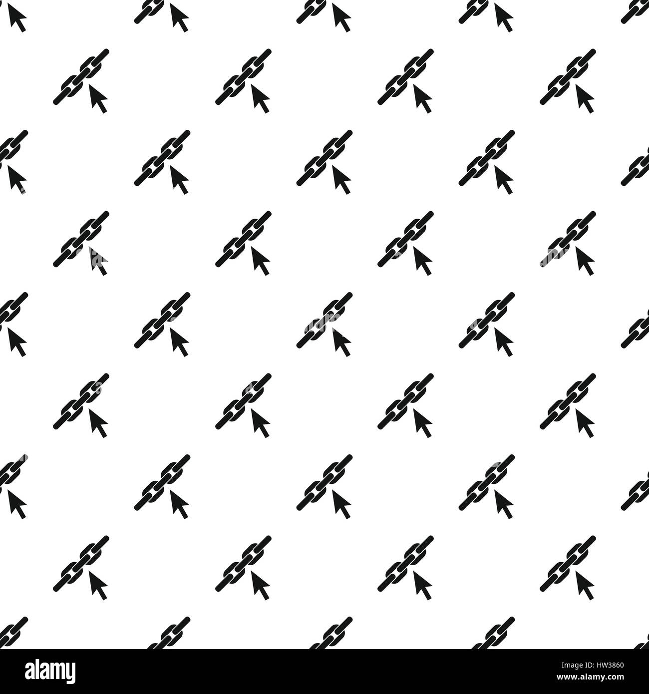 Chain link pattern, simple style Stock Vector Image & Art Alamy