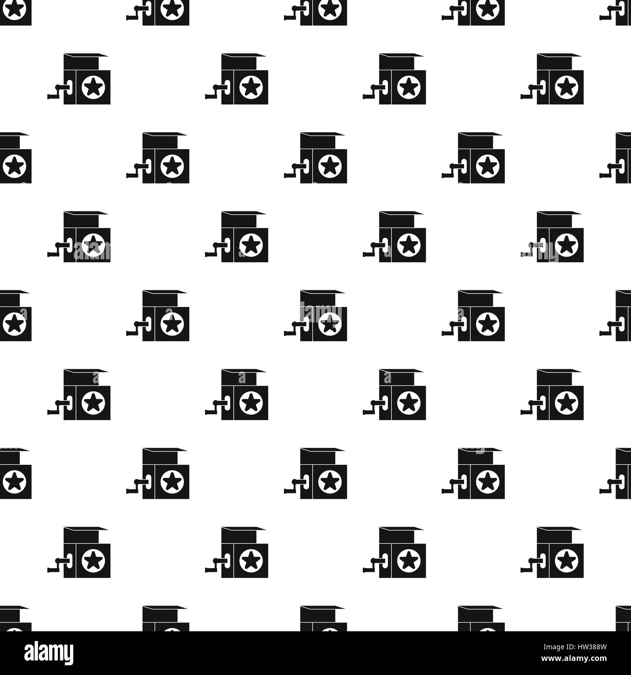Jack in the box toy pattern, simple style Stock Vector Image & Art - Alamy