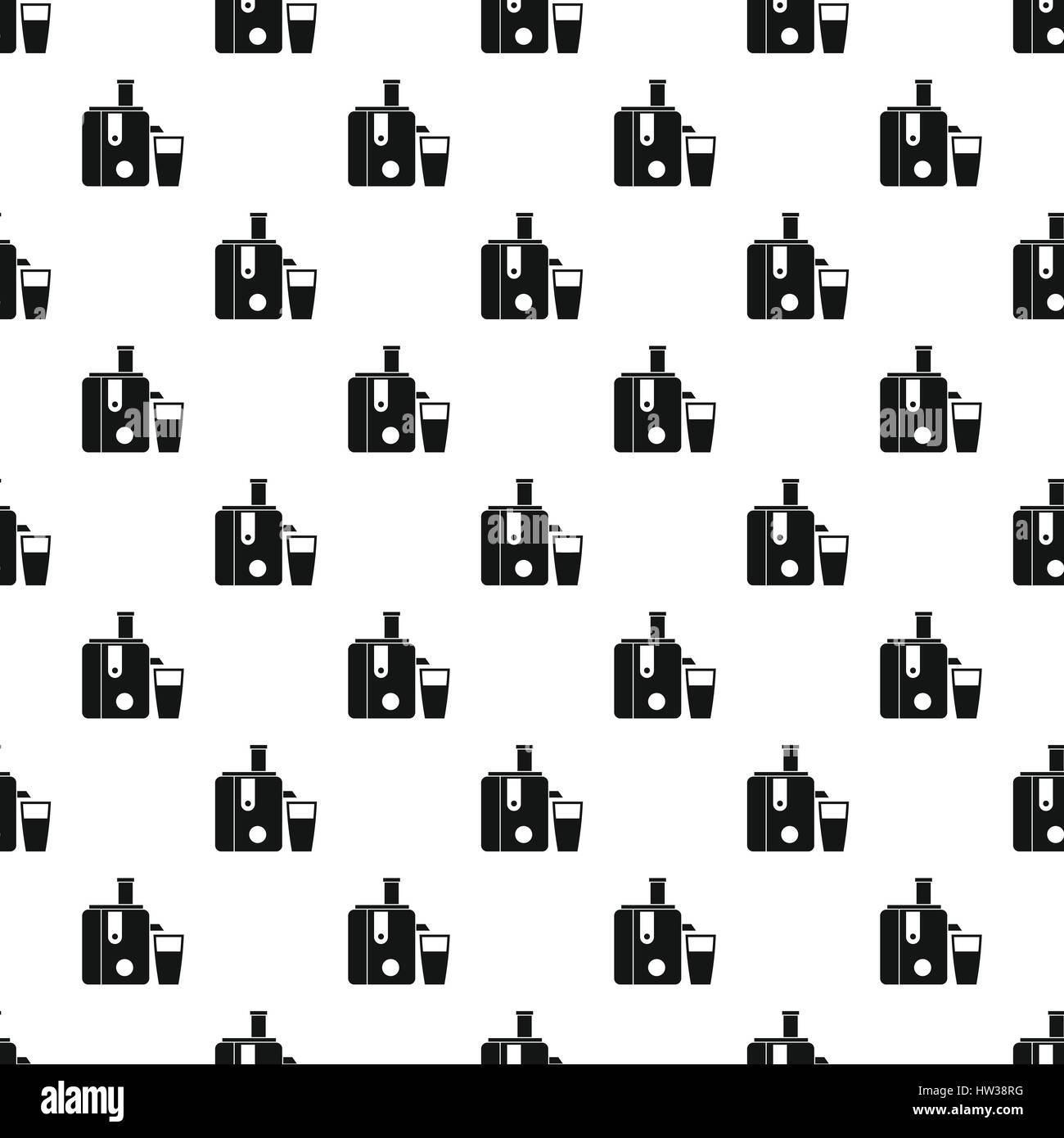 Coffee machine pattern, simple style Stock Vector Image & Art - Alamy