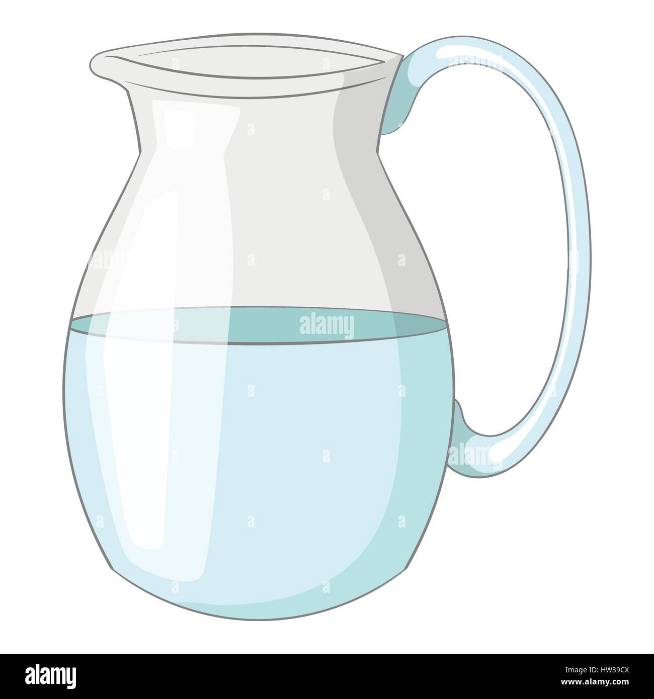 Jug of milk icon, cartoon style Stock Vector Image & Art Alamy