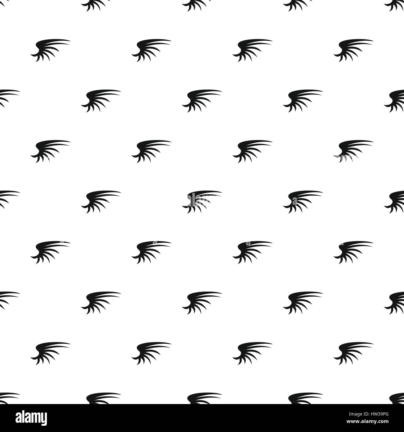 Fluffy birds wing pattern, simple style Stock Vector Image & Art - Alamy