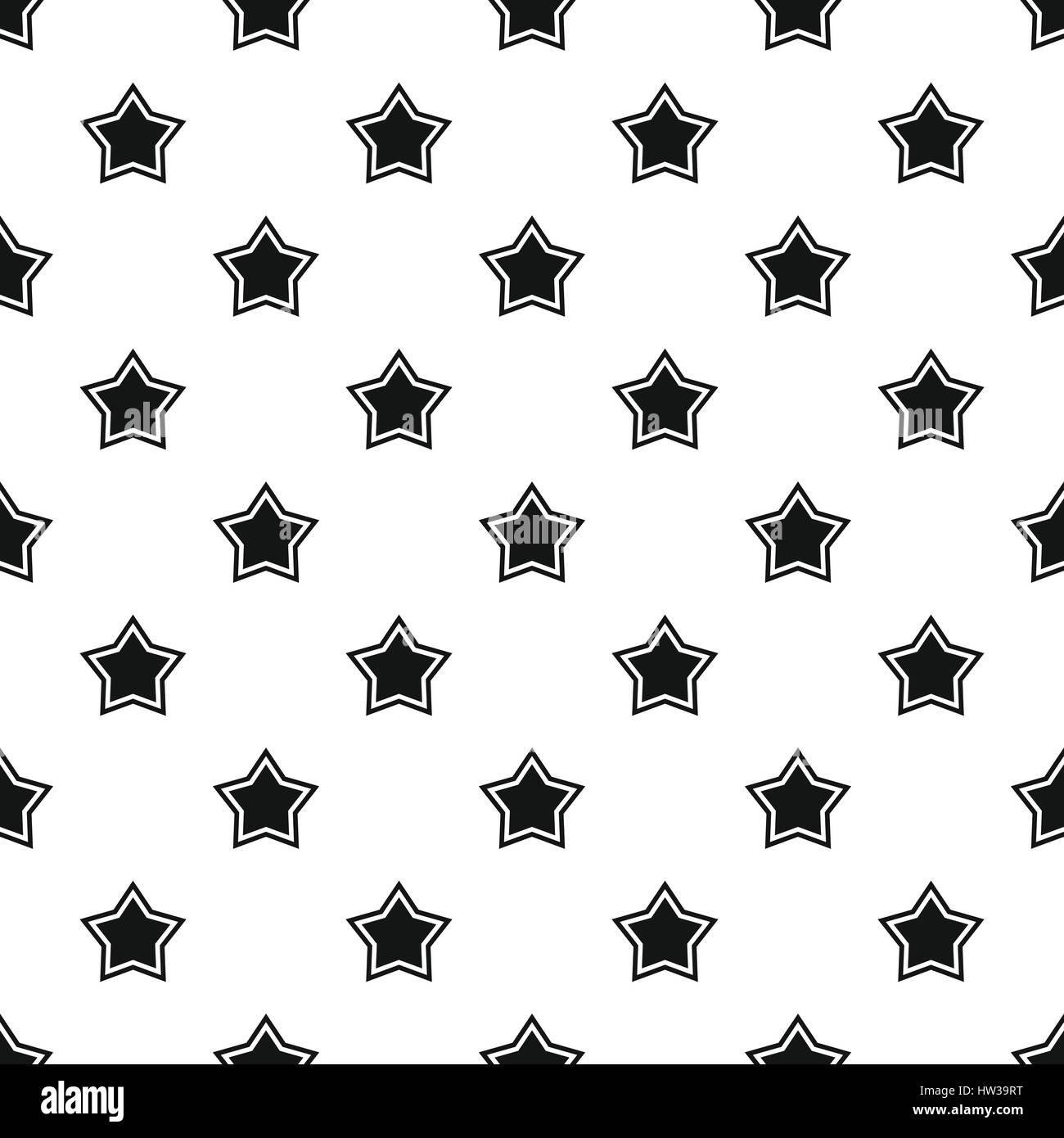 Star pattern, simple style Stock Vector Image & Art - Alamy