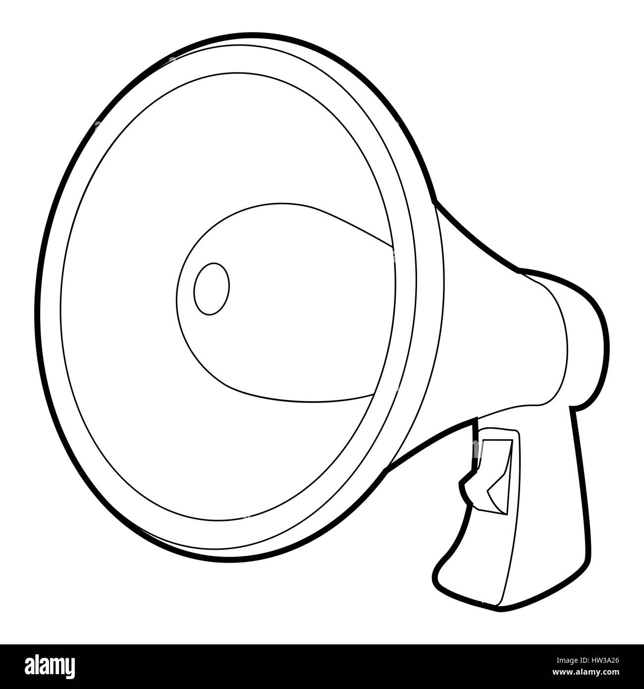 Loudspeaker icon, isometric 3d style Stock Vector Image & Art - Alamy