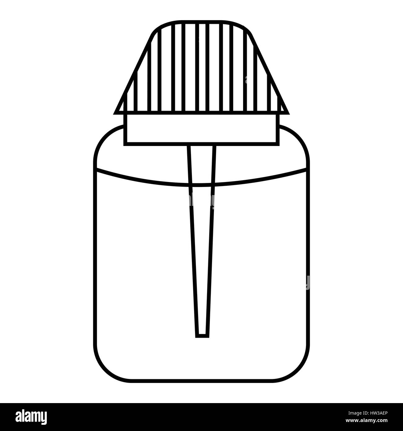 Big plastic jar icon, outline style Stock Vector Image & Art Alamy