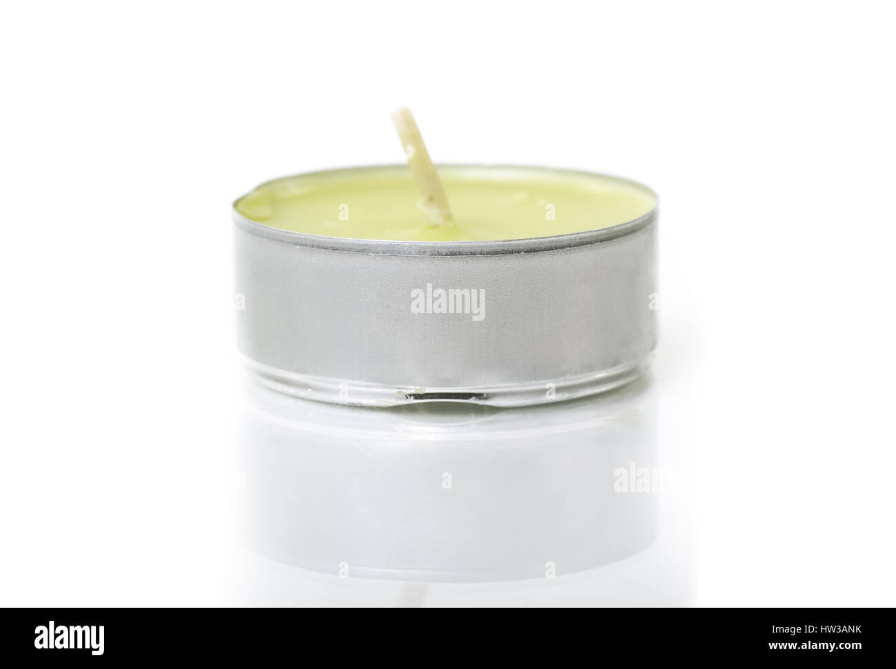 Candle isolated on white background Stock Photo - Alamy