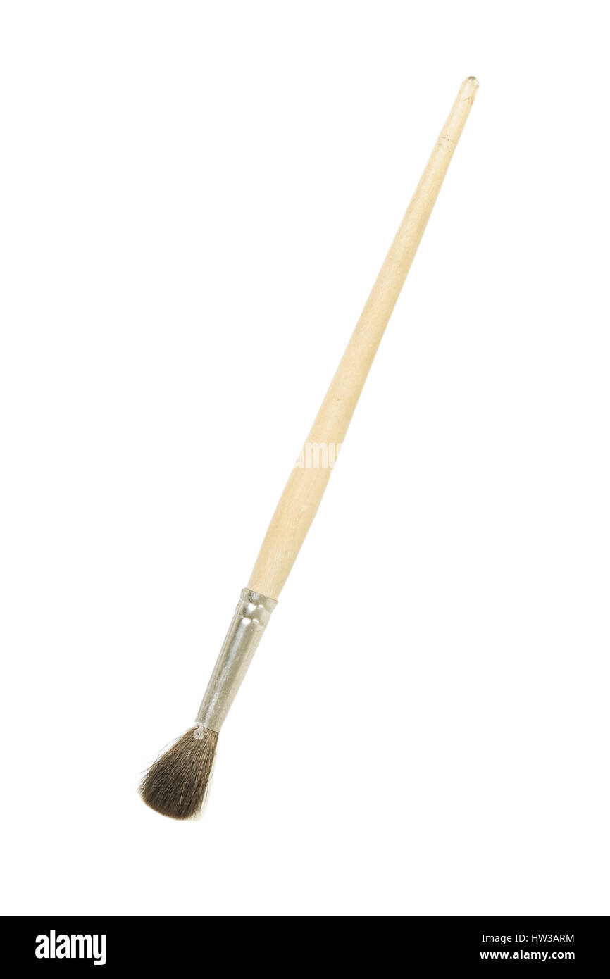 Paint brush isolated on white background Stock Photo Alamy