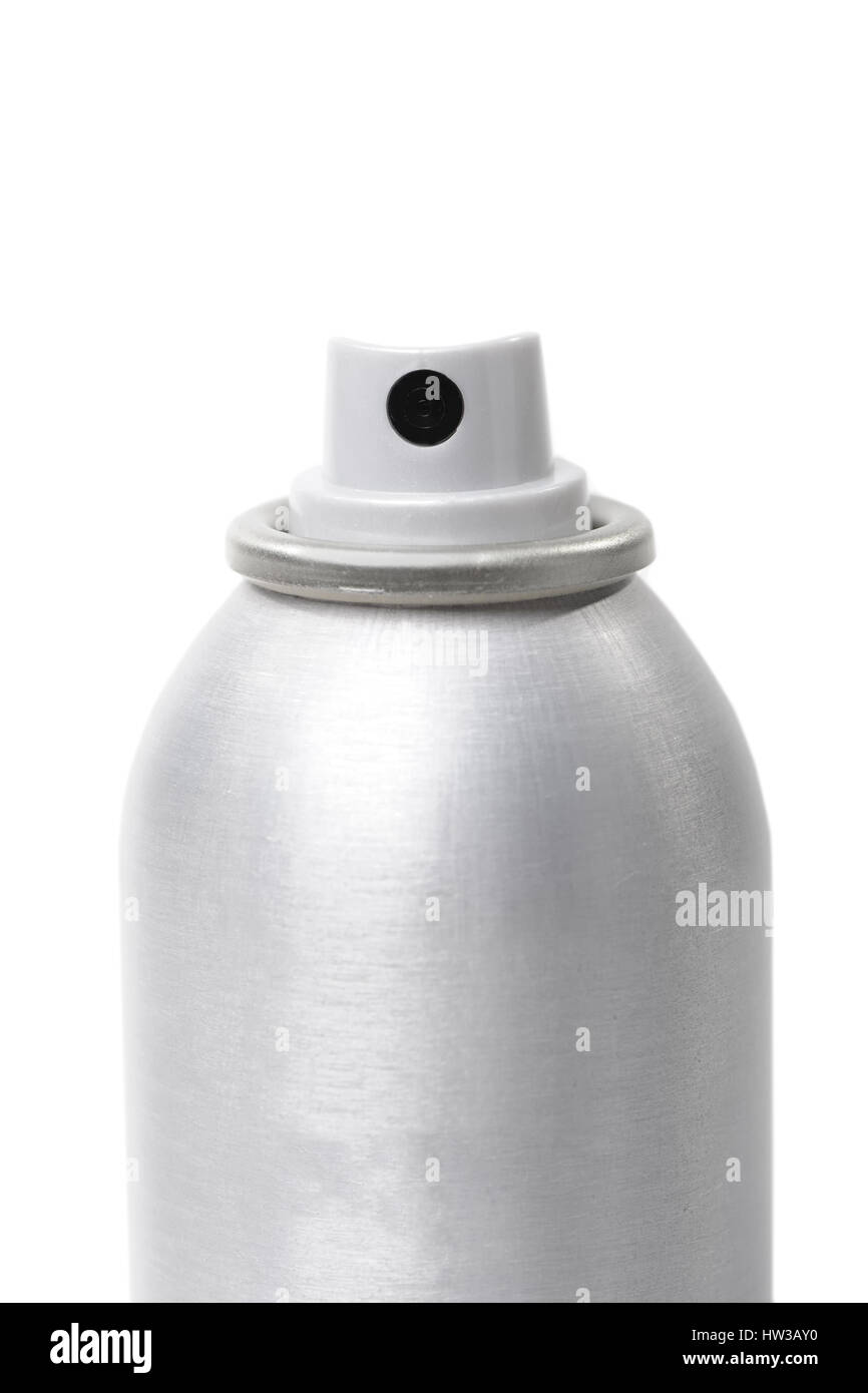 Spray can isolated on white background Stock Photo - Alamy