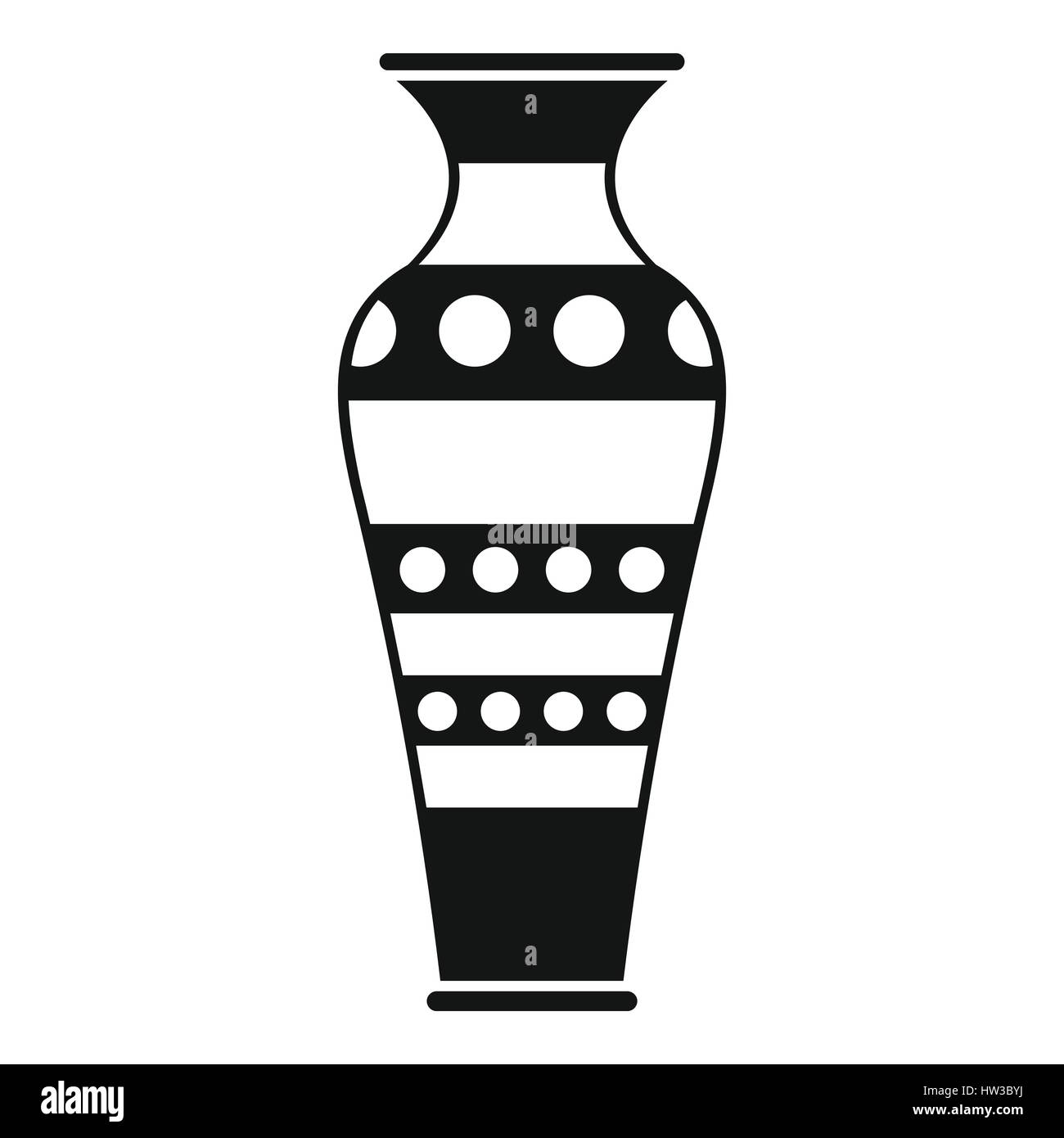 Egyptian vase icon, simple style Stock Vector Image & Art - Alamy