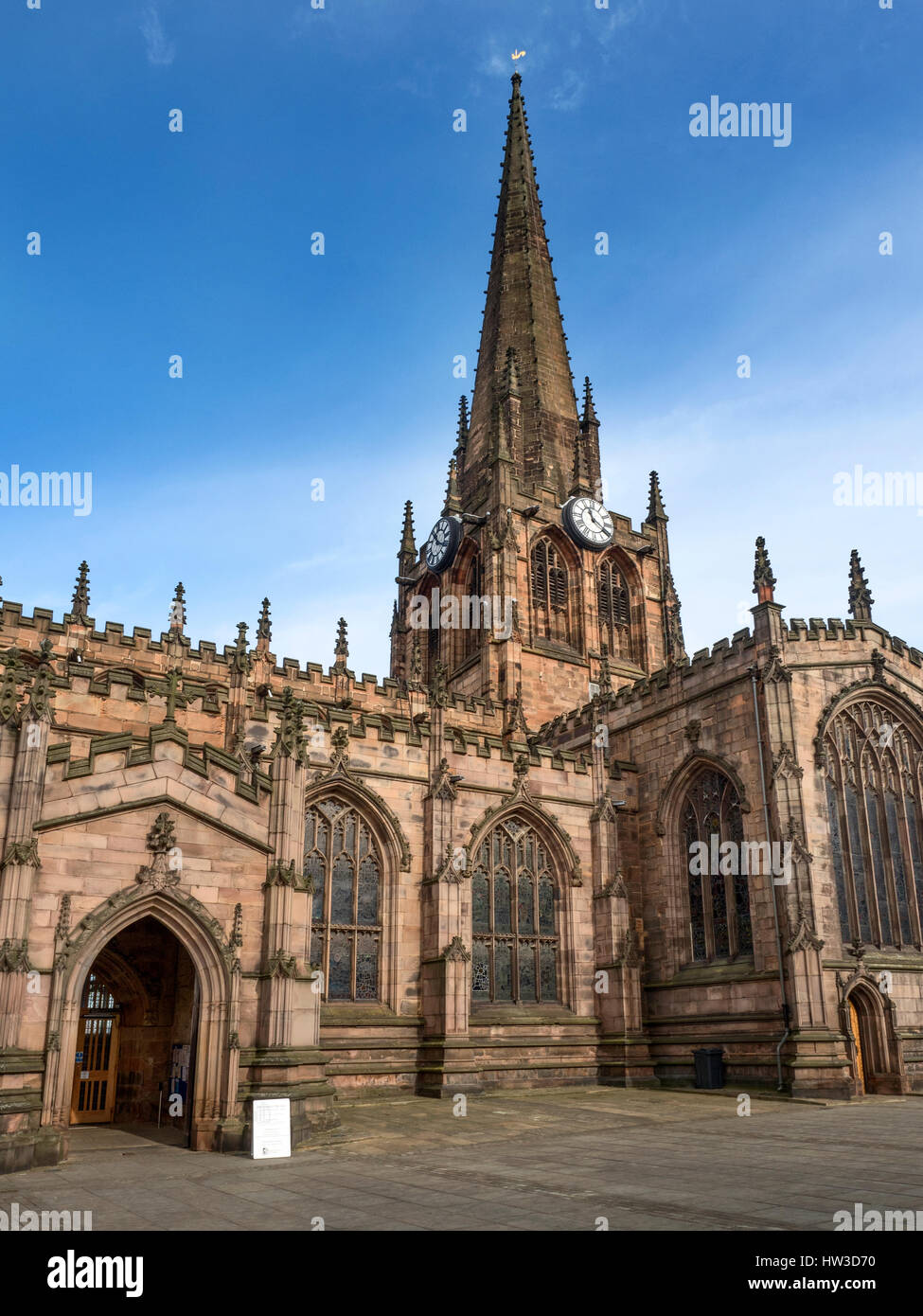 Minster Church of All Saints Rotherham a Site of Christian Worship for over 1000 Years South Yorkshire England Stock Photo