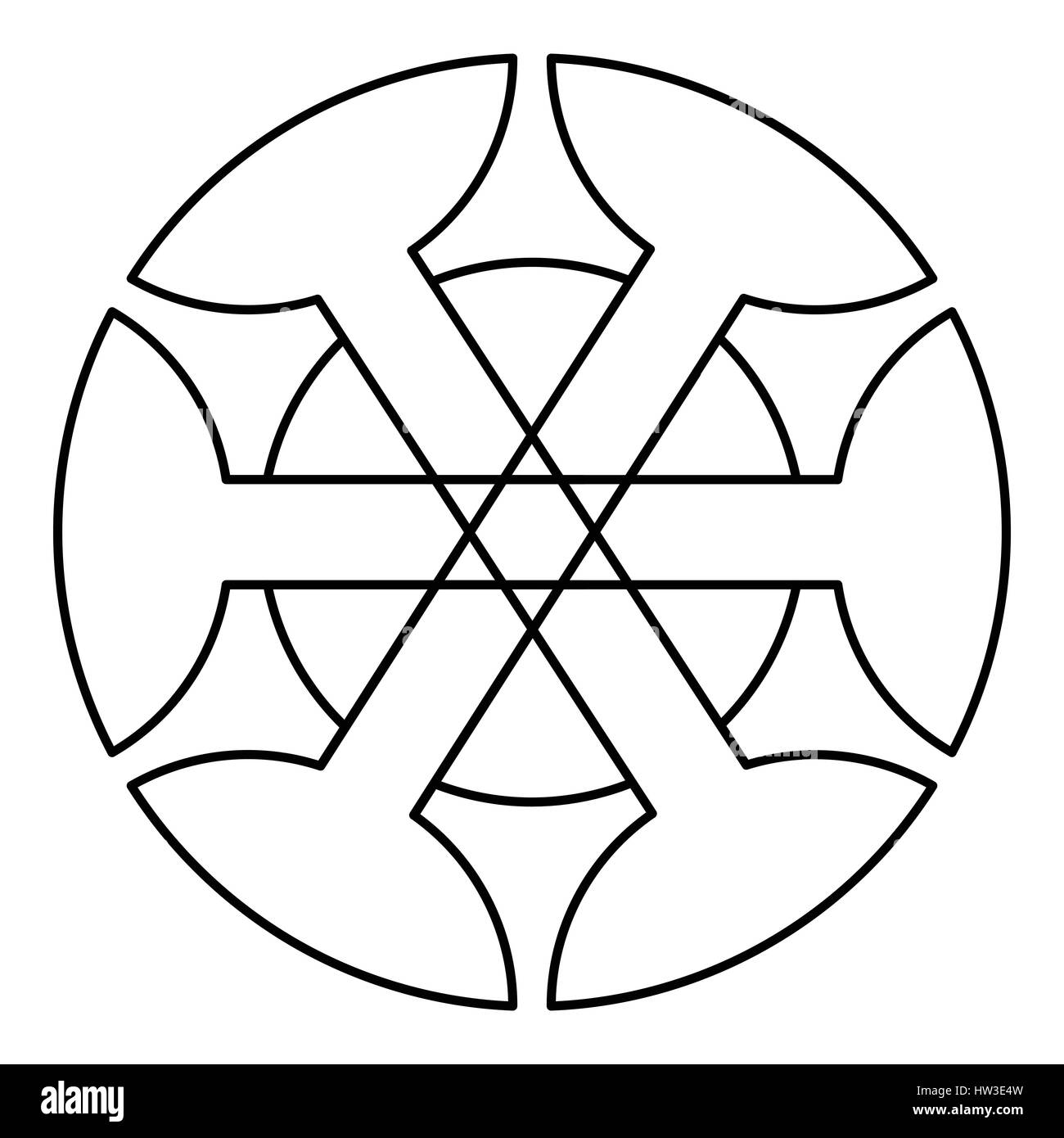 Round statistics icon, outline style Stock Vector Image & Art - Alamy