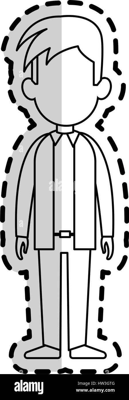 faceless man cartoon icon image Stock Vector Image & Art - Alamy