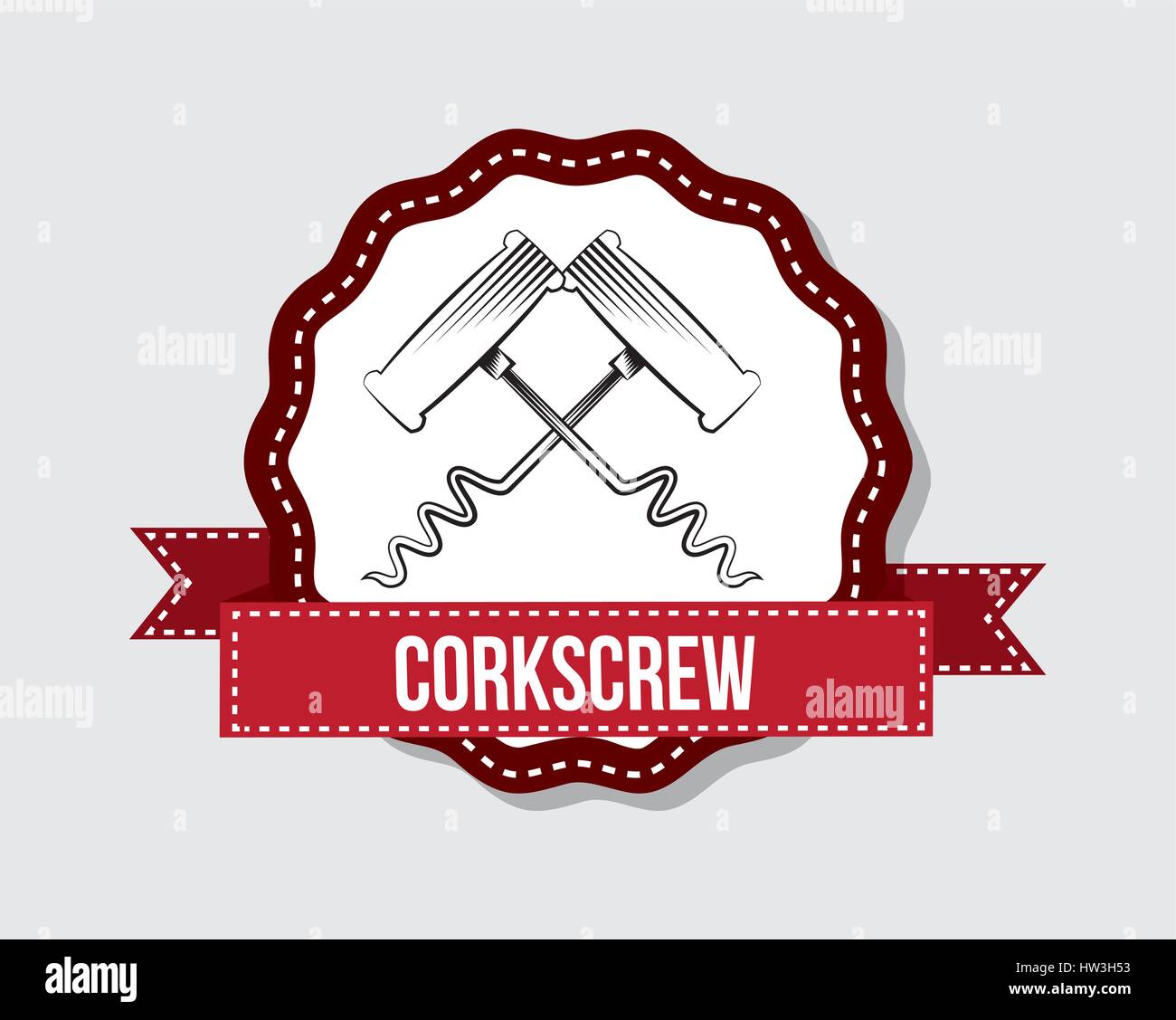 corkscrew tool icon Stock Vector Image & Art - Alamy