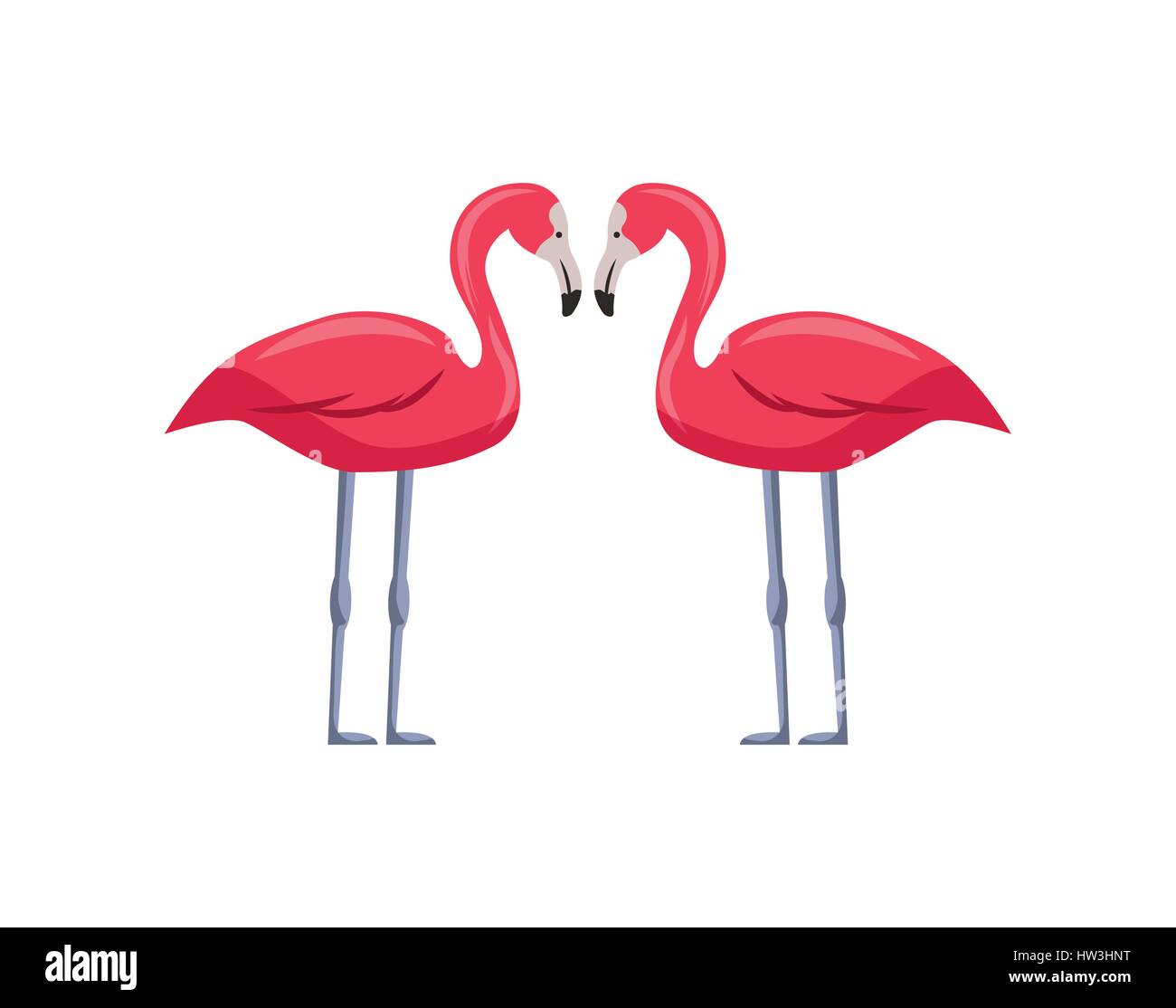 pink flamingos icon Stock Vector Art & Illustration, Vector Image