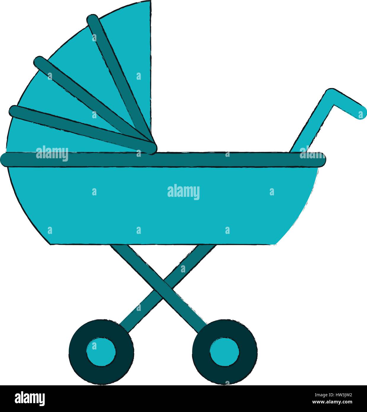 baby-carriage-icon-stock-vector-image-art-alamy