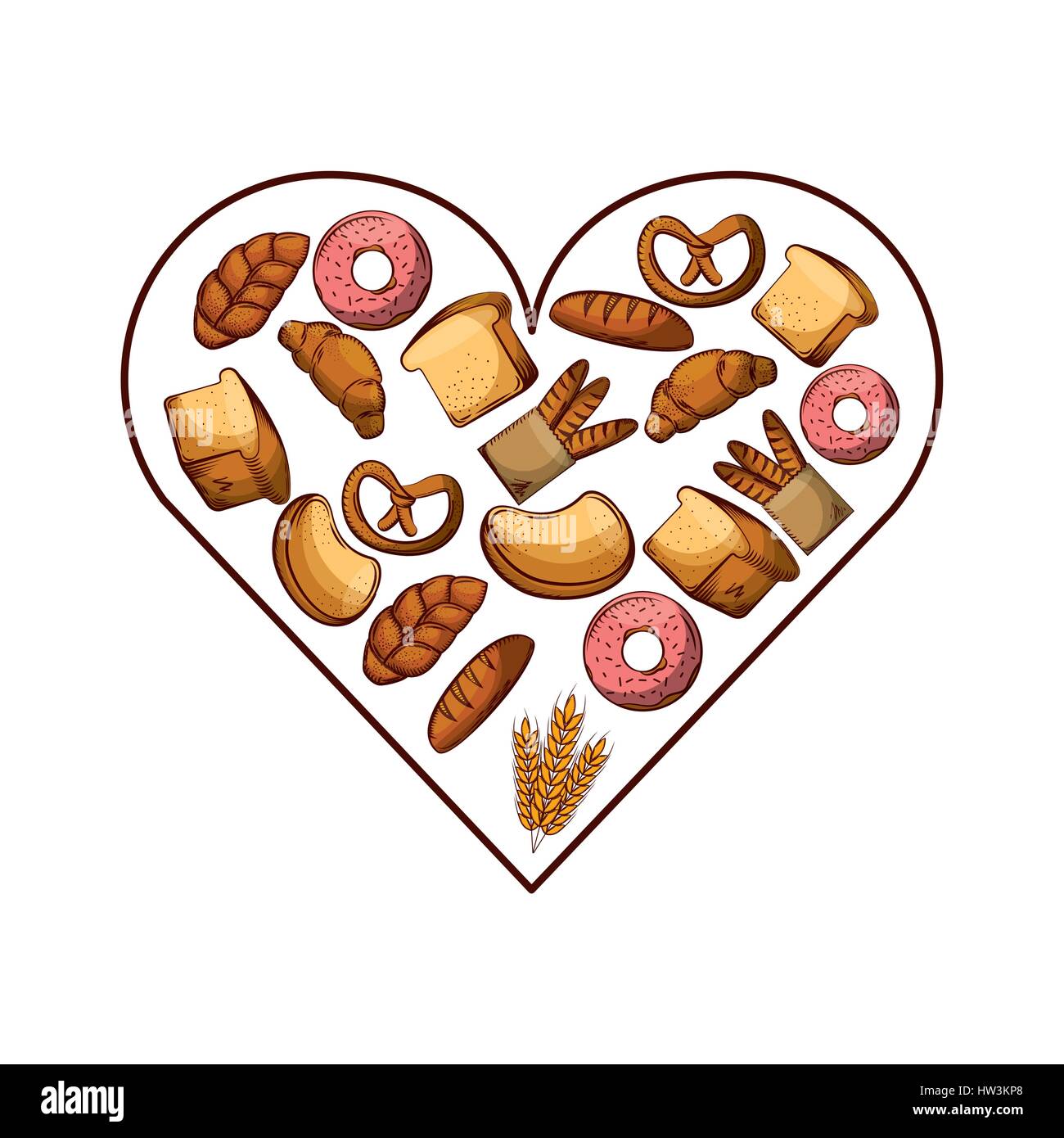 bakery products design Stock Vector Image & Art - Alamy