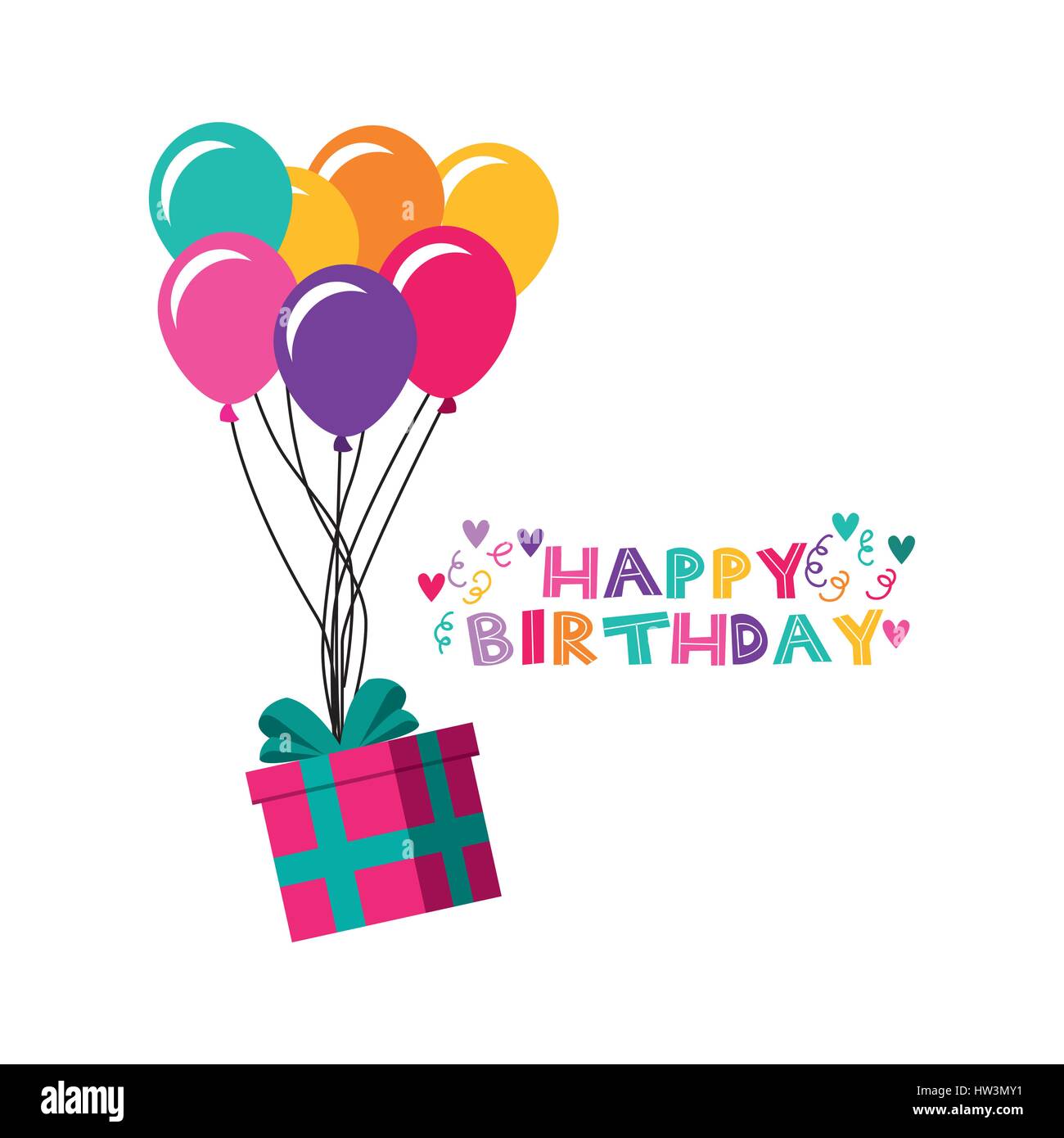 happy birthday design Stock Vector Image & Art - Alamy