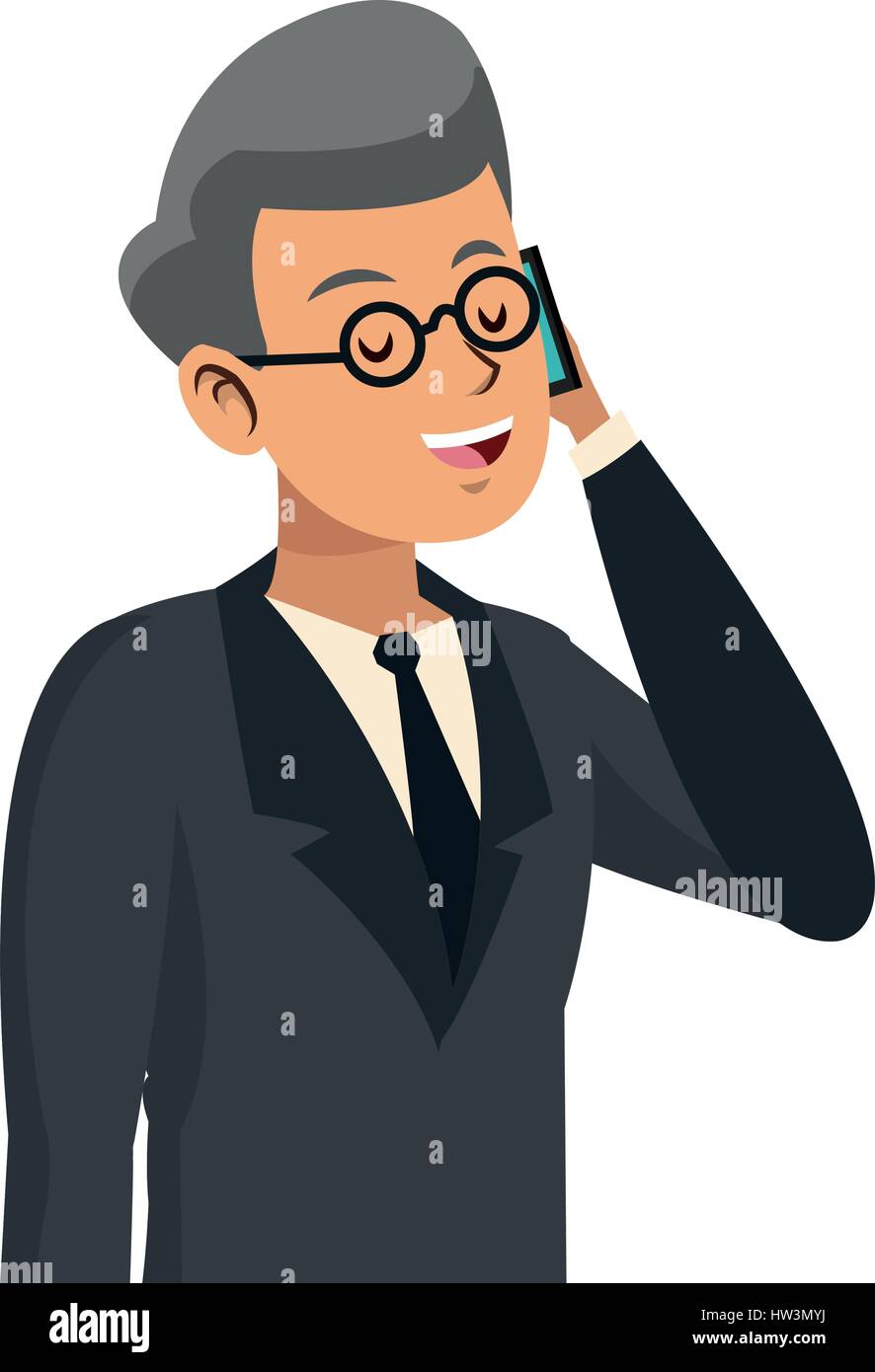 businessman cartoon icon Stock Vector Image & Art - Alamy