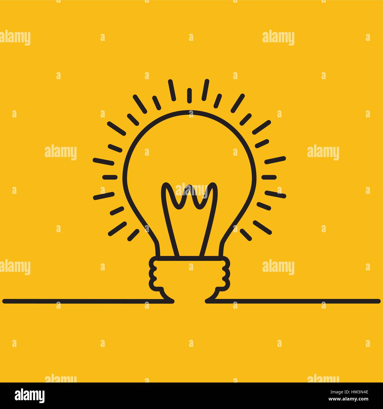 bulb light design Stock Vector Image & Art - Alamy