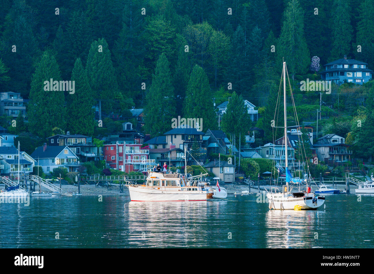 Deep Cove, District of North Vancouver, British Columbia, Canada Stock Photo