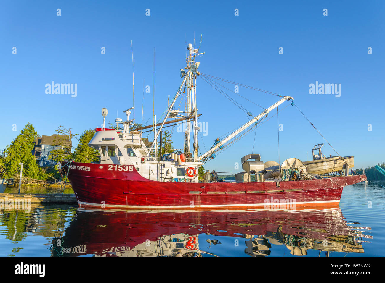 Fishing boat, Ucluelet Harbour, Ucluelet, British Columbia, Canada