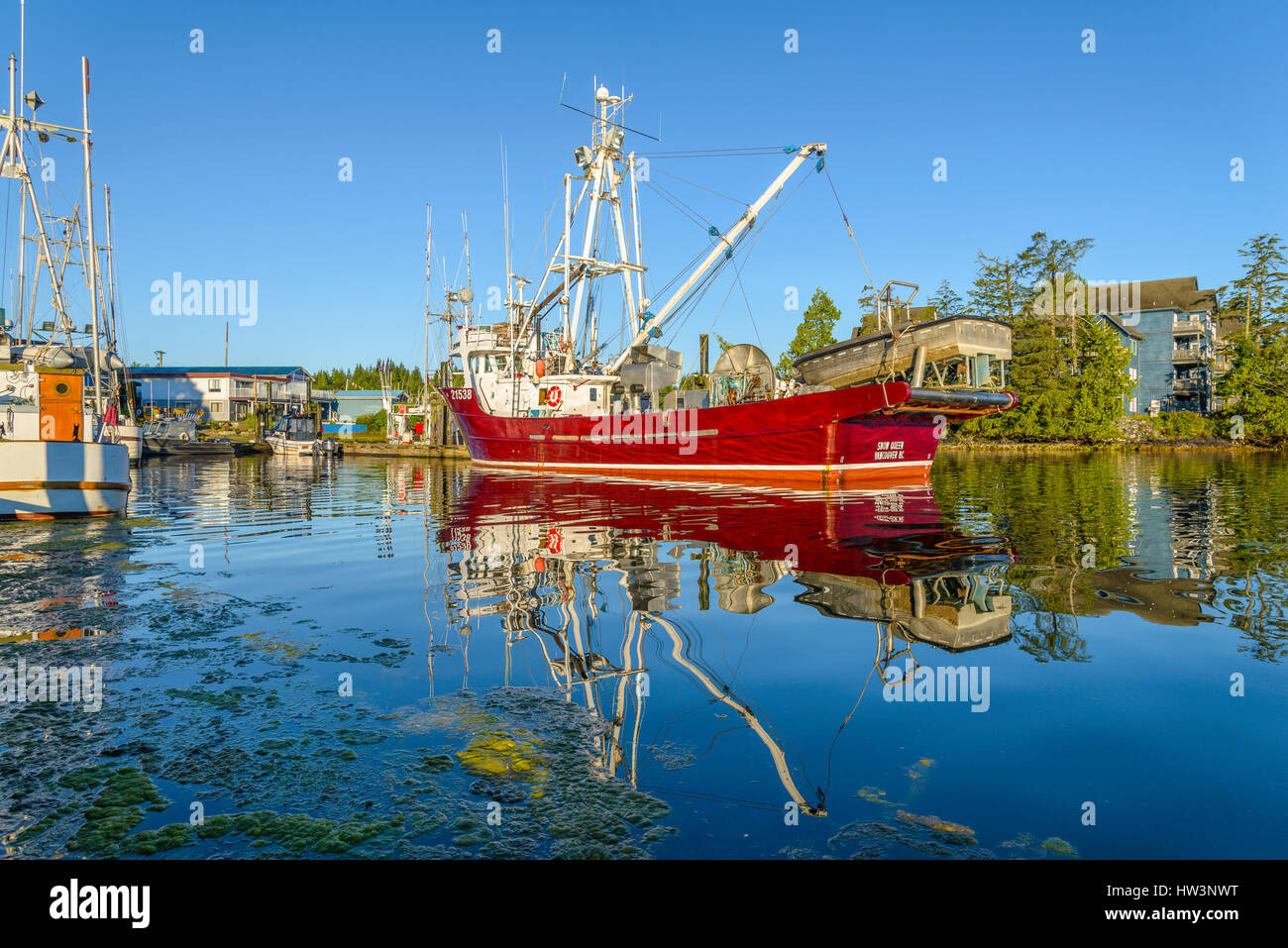 Fishing boats, Ucluelet Harbour, Ucluelet, British Columbia, Canada