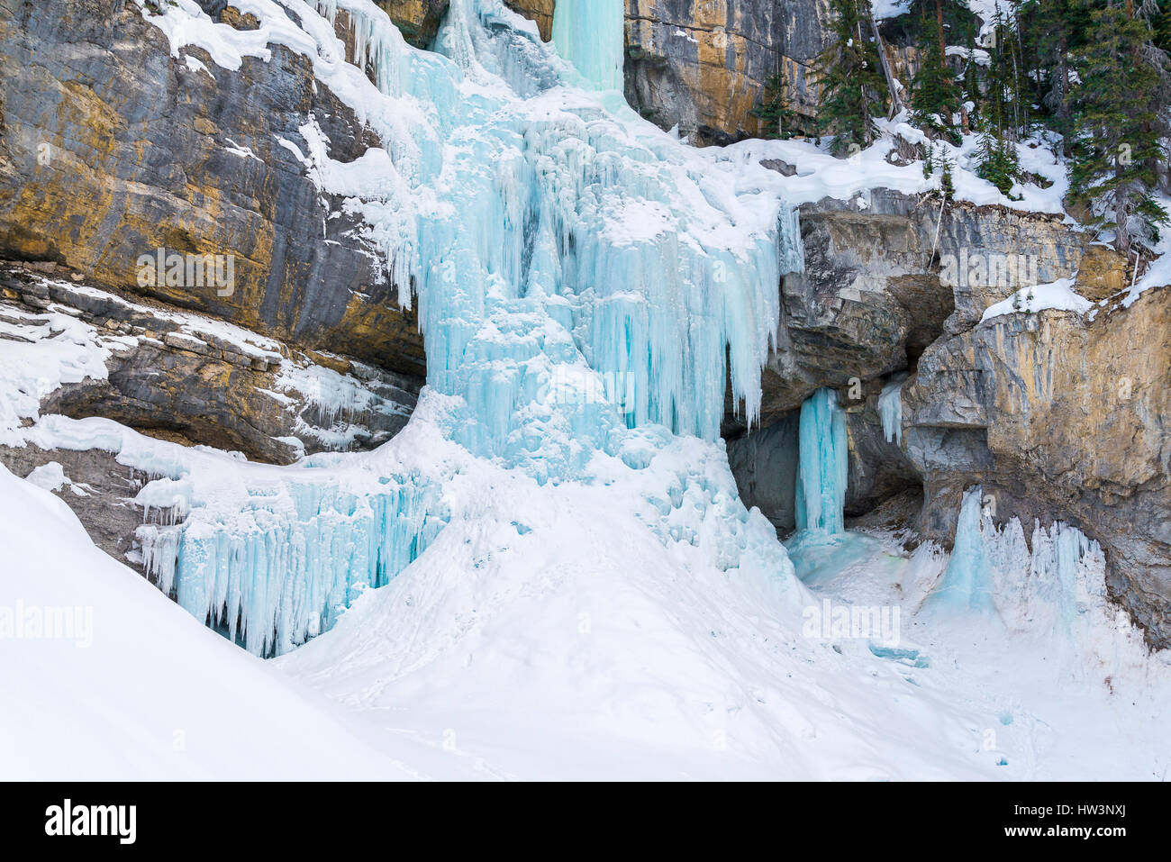 Panther falls banff national park hires stock photography and images