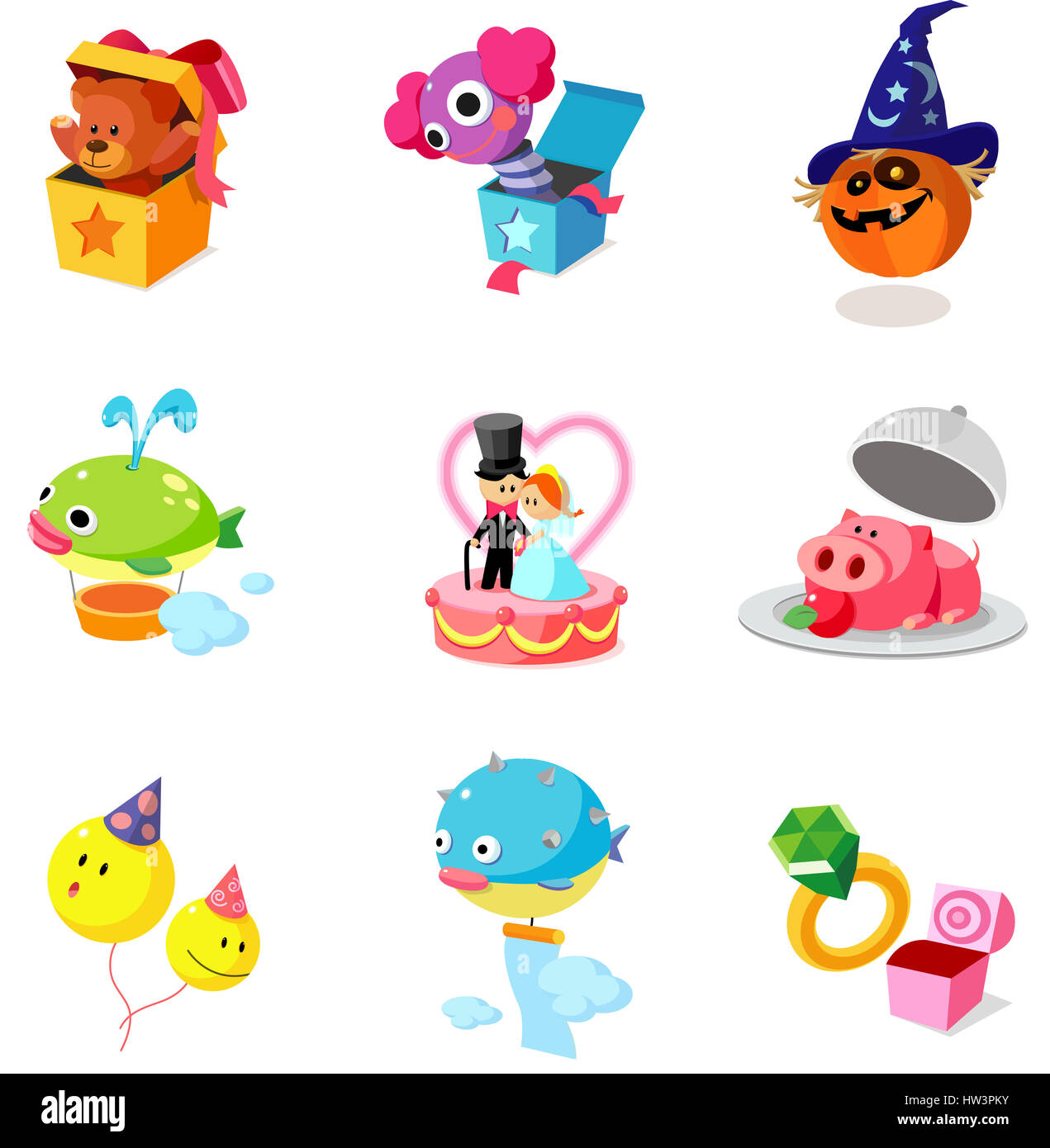 animal themes,animal,balloon,bear,bowl,box,cake,dessert,childhood,clipart,close-up,color,colour,color image,computer graphics,computer icon,diamond,digitally generated image,engagement ring,figurine,fish,food and drink,nutrition,nourishment,graphics,group Stock Photo