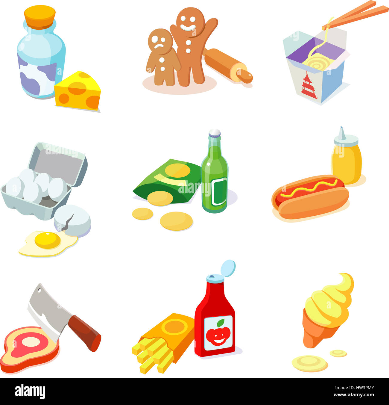 Food Coloring Bottles Clipart