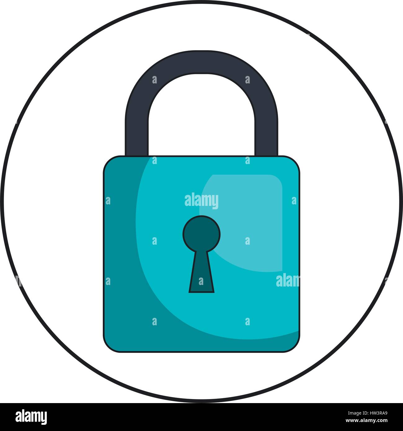 security padlock icon Stock Vector Image & Art - Alamy
