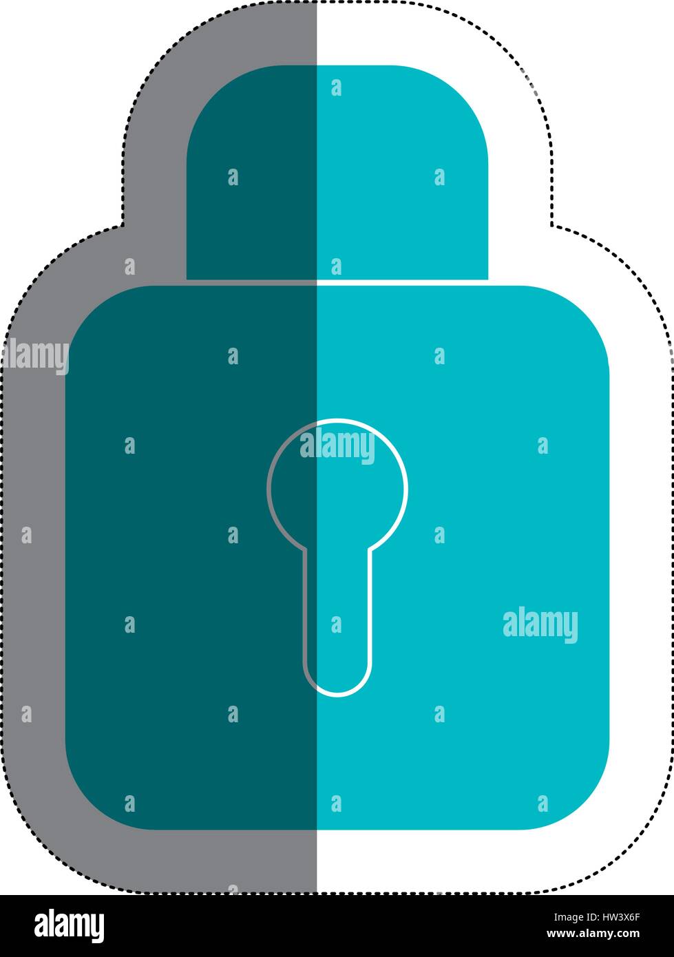 padlock icon image Stock Vector Image & Art - Alamy