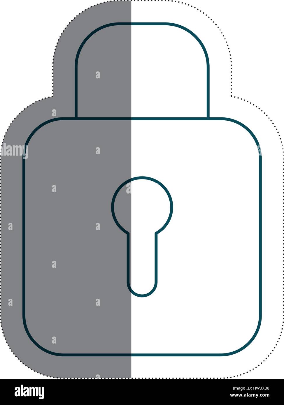 padlock icon image Stock Vector Image & Art - Alamy