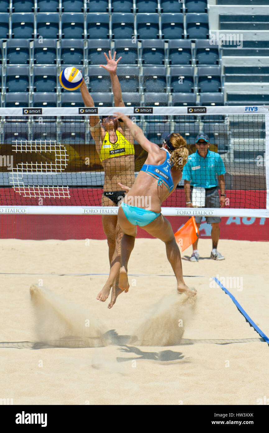 ROME, ITALY JUNE 16 2011. Beach volleyball world championships
