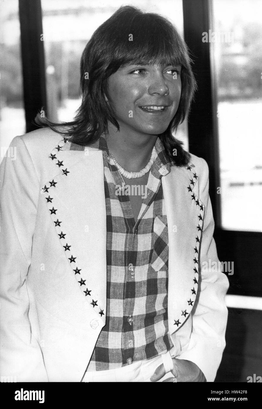 May 05, 1974 David Cassidy Holds Press Conference American pop idol