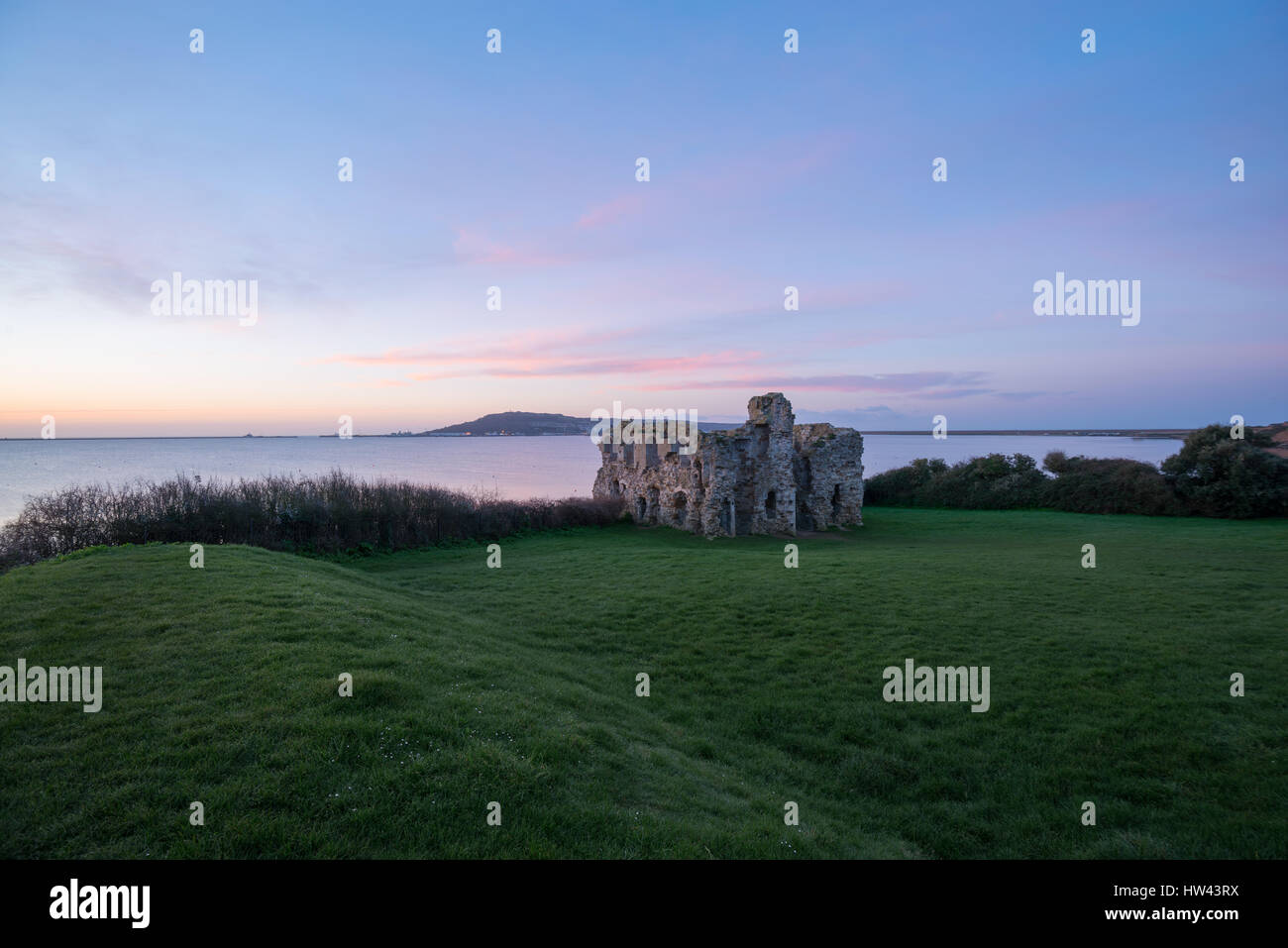Sandsfoot castle ruin ruins weymouth portland england uk united kingdom