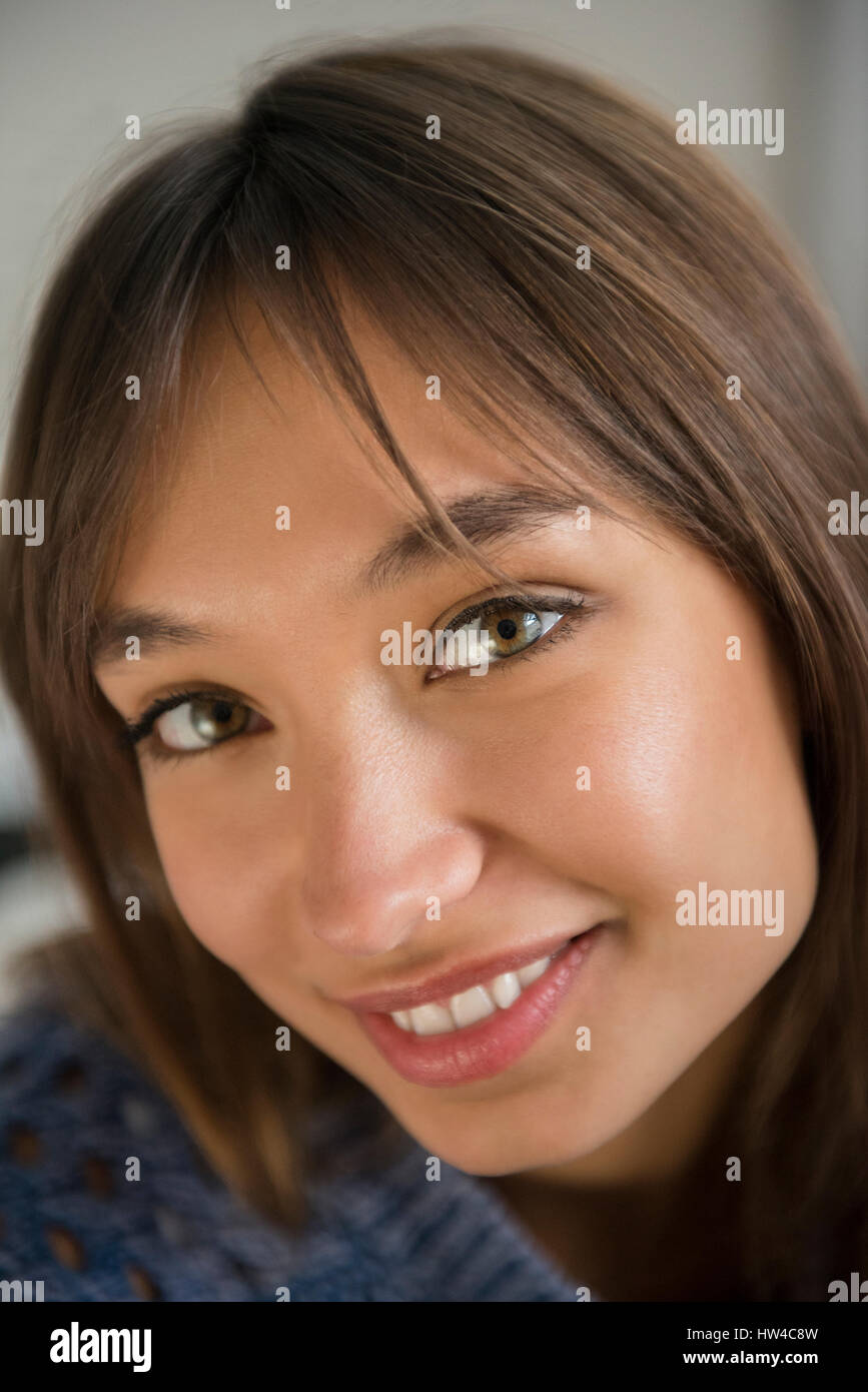 Mixed race young woman hi-res stock photography and images - Alamy