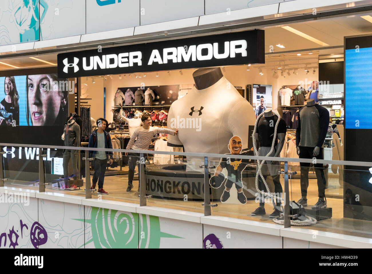 Under armour store hi-res stock photography and images - Alamy