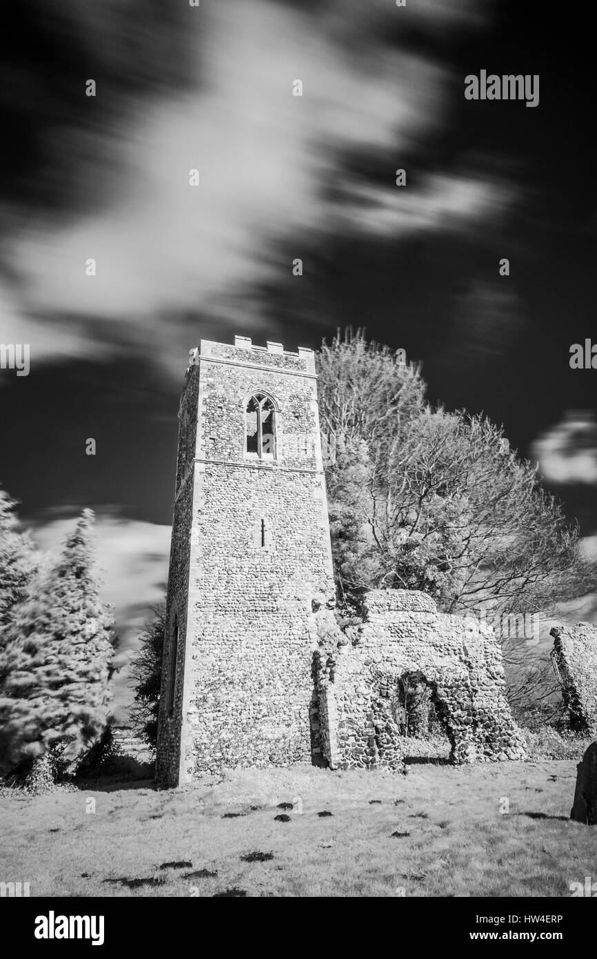 The Church of St Mary, Burgh Parva, Melton Constable, Norfolk, England. Stock Photo