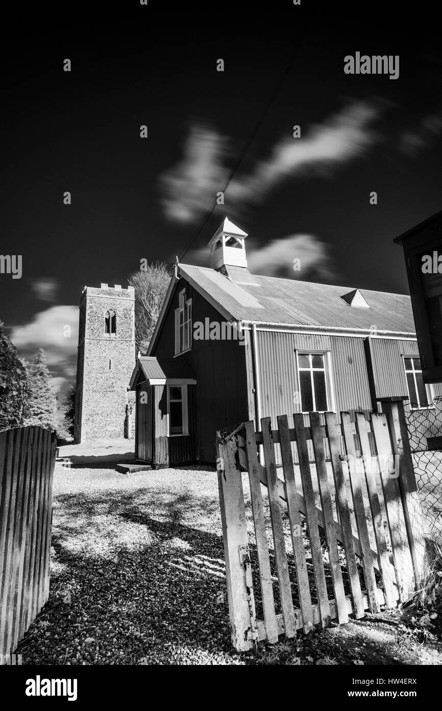 The Church of St Mary, Burgh Parva, Melton Constable, Norfolk, England. Stock Photo