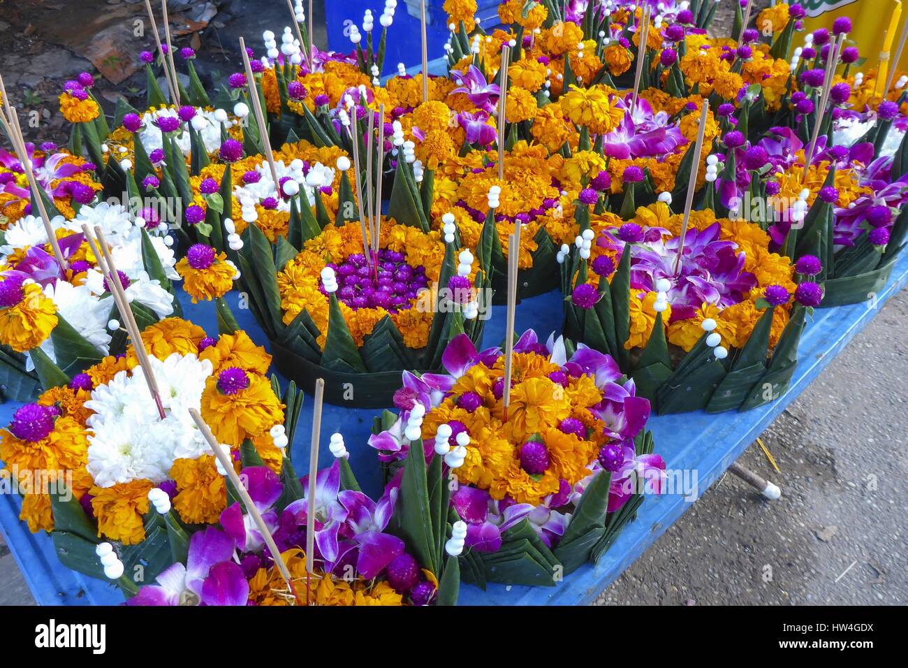 Laos Street Food festivals February 2017 | usage worldwide Stock Photo