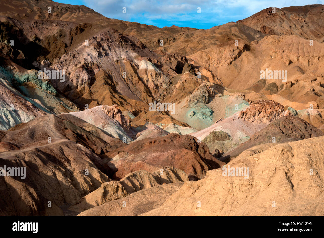 Artist's Palette, Death Valley, California, USA. Stock Photo