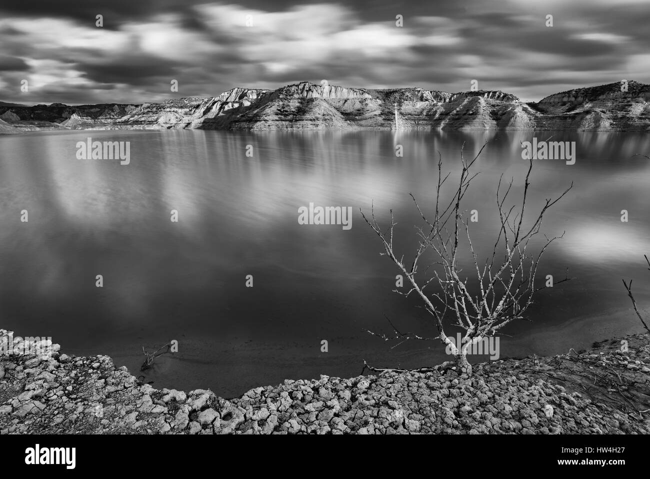 Protected natural landscape Barrancos de Gebas, Alhama de Murcia Stock Photo