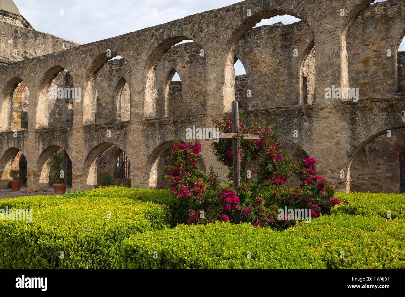 Mission San Jose, San Antonio Missions, TX, USA Stock Photo - Alamy