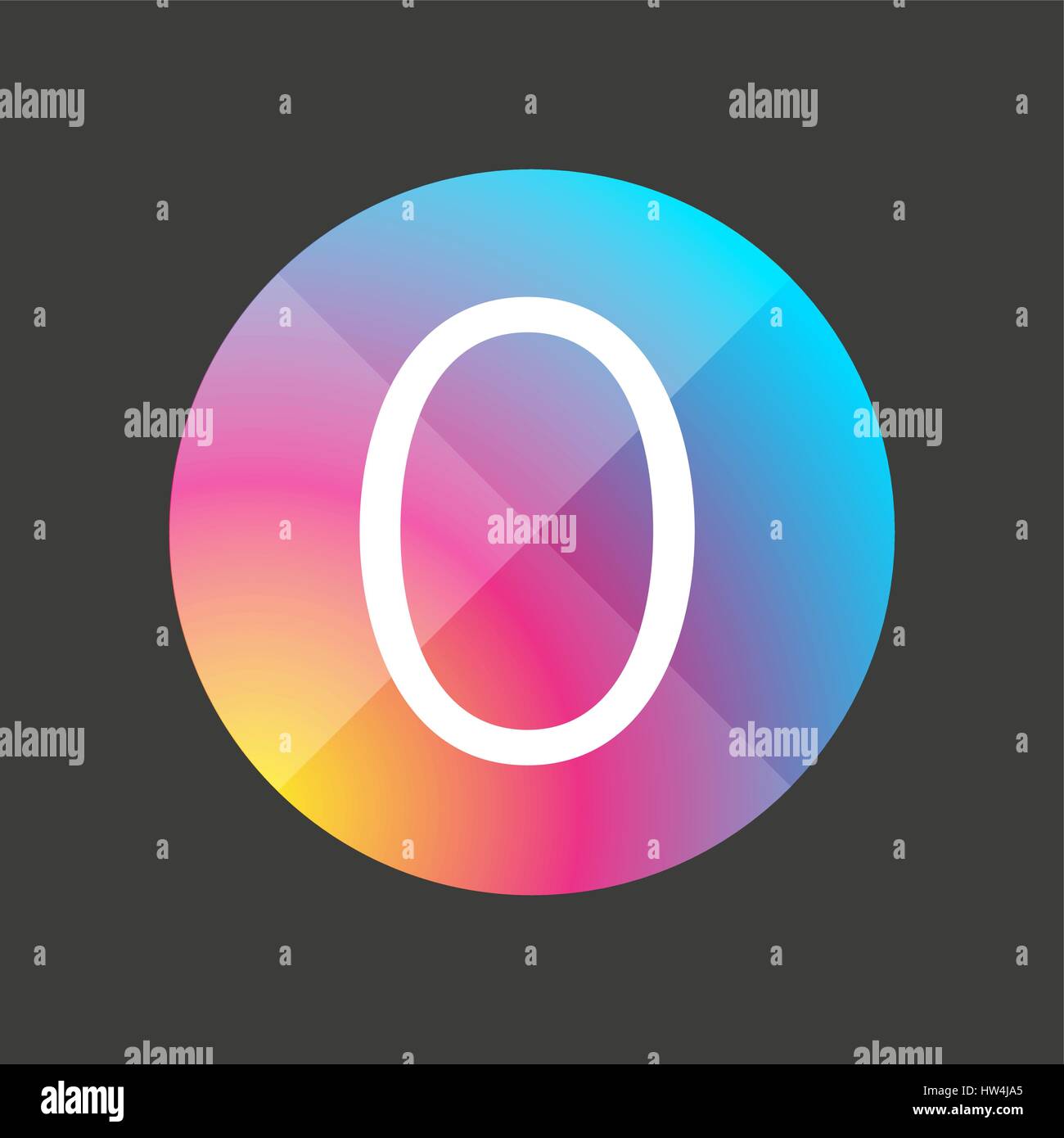 Number zero colorful button Stock Vector Image & Art Alamy