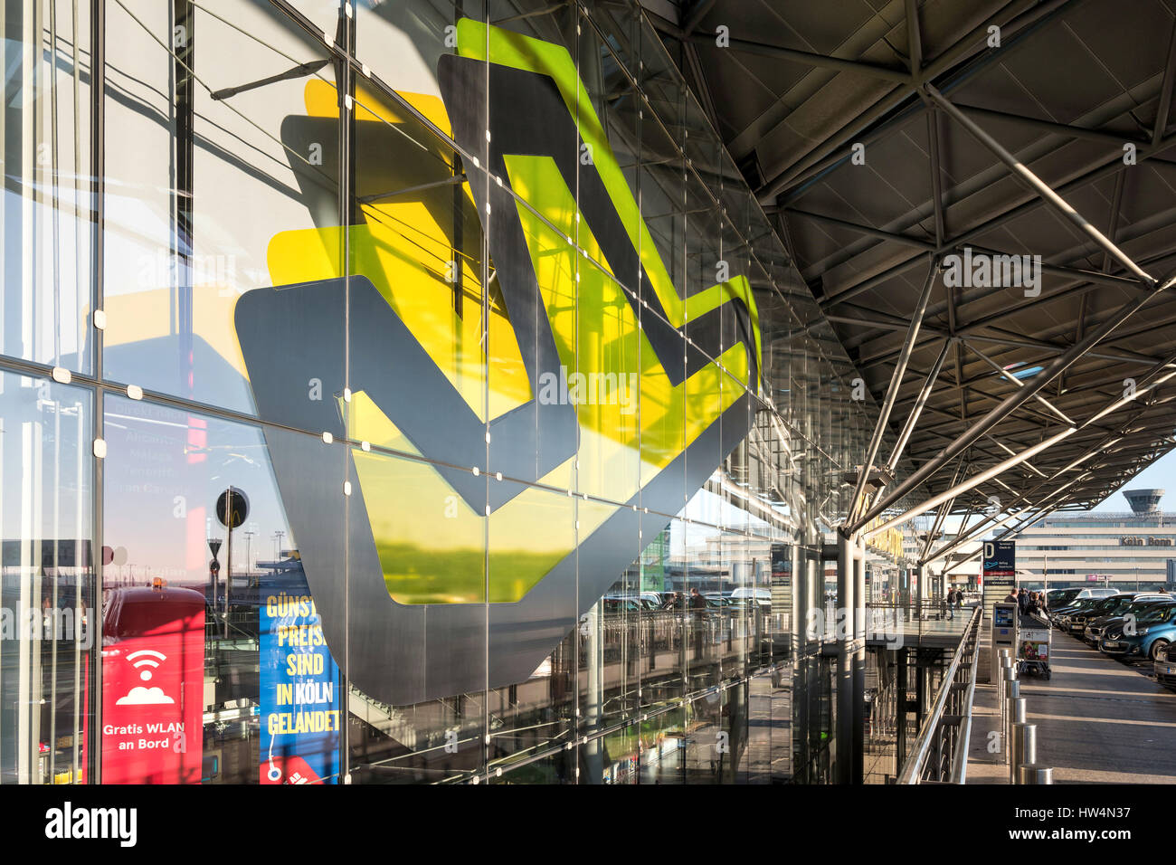 Cologne Bonn Airport (Konrad Adenauer) main building of Terminal 2