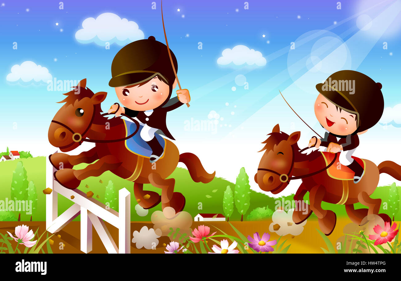 action,adult animal,animal,boot,boys,boy,male,bridle,building ...