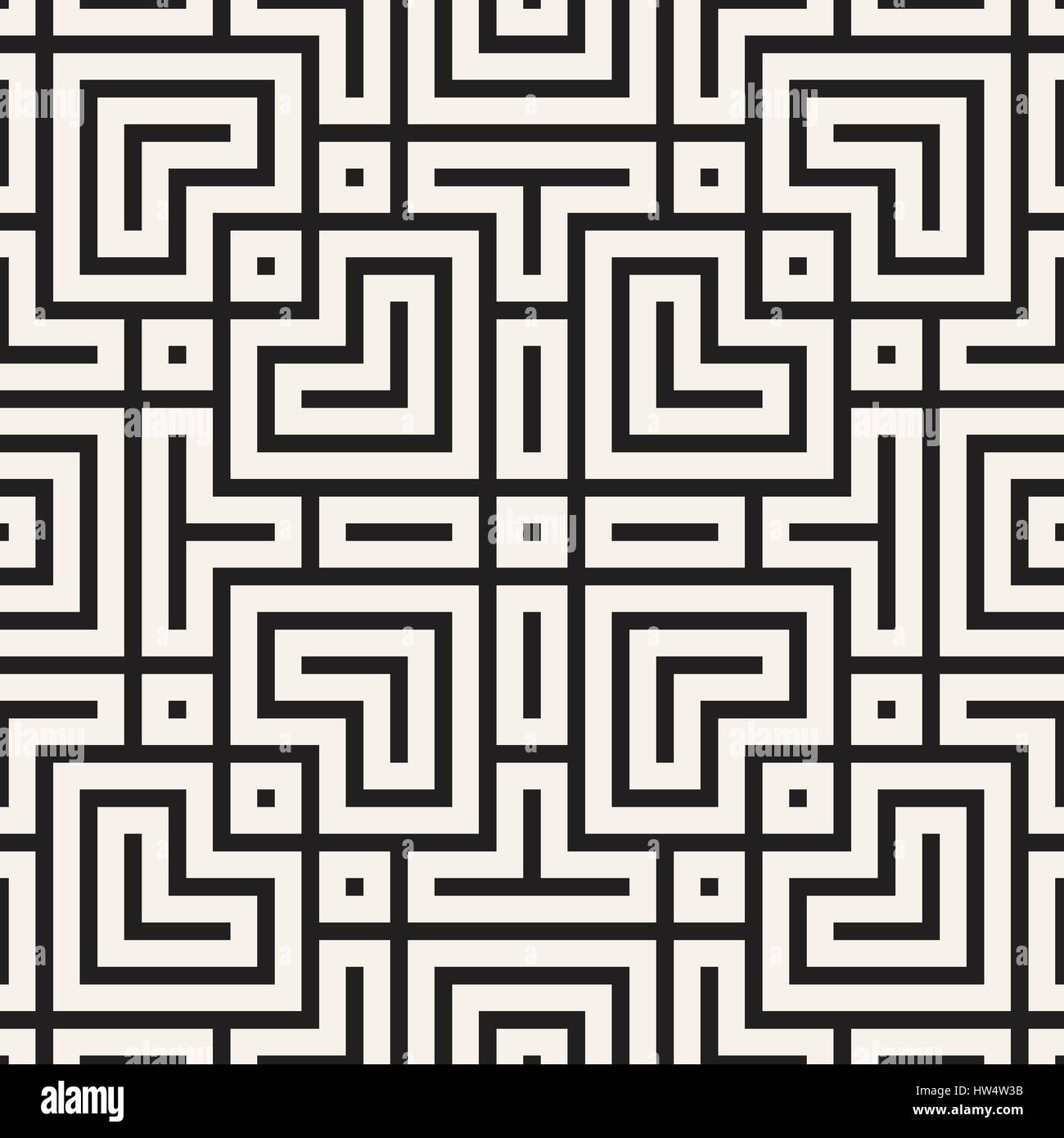 Symmetric Line Pattern Geometric Ethnic Background with Symmetric Lines Lattice. Vector ...
