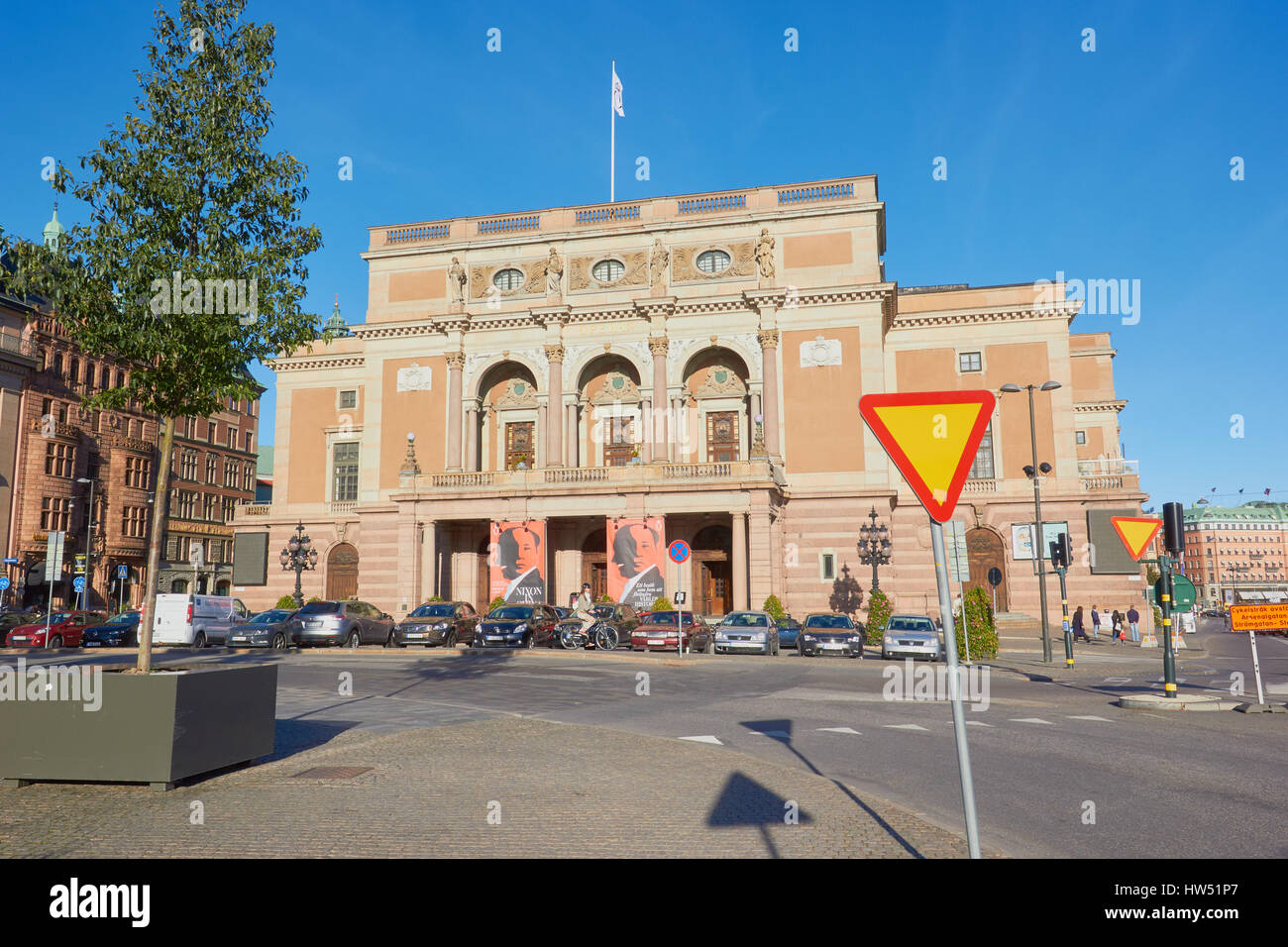 Royal Swedish Opera (Kungliga Operan), Gustav Adolfs Torg, Norrmalm, Stockholm, Sweden, Scandinavia Stock Photo