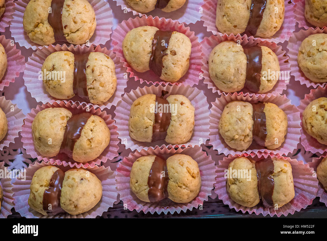 Italy Piedmont Traditional food “ Baci Di Dama”-pastry made with a ...