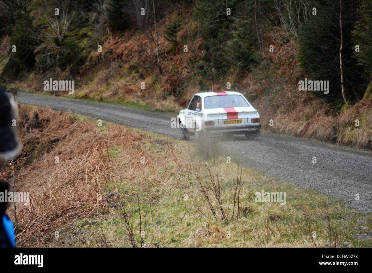 Ford escort rally car Stock Photo