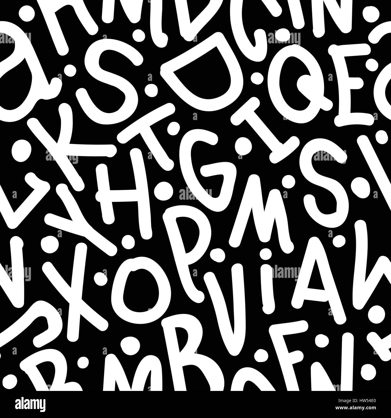 Art Seamless Pattern Font Stock Vector Image & Art - Alamy